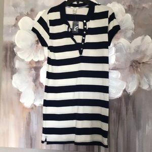 Navy blue and white forever 21 dress new with tag